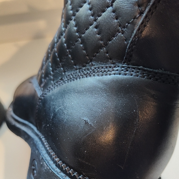 Chanel Quilted Lace-Up Boots, Size 39.5 - Picture 11 of 16